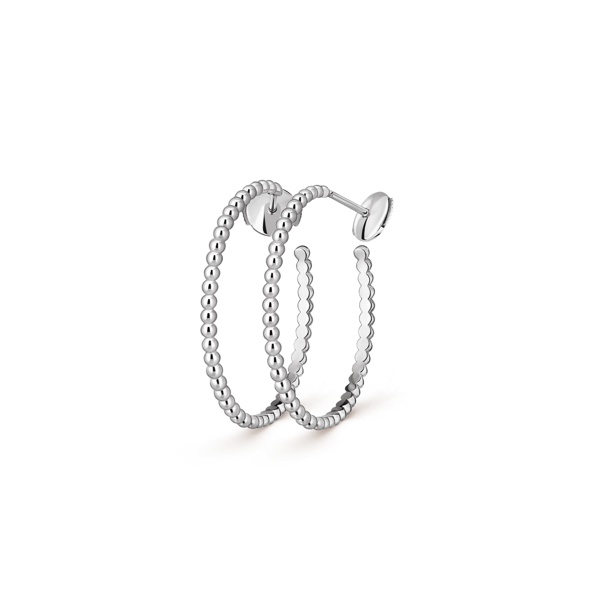 [Amore] SMOOTH BEAD STUD EARRINGS