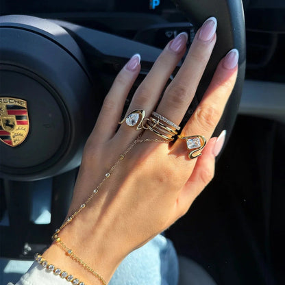[Amore]Dara Diamond Ring Stack