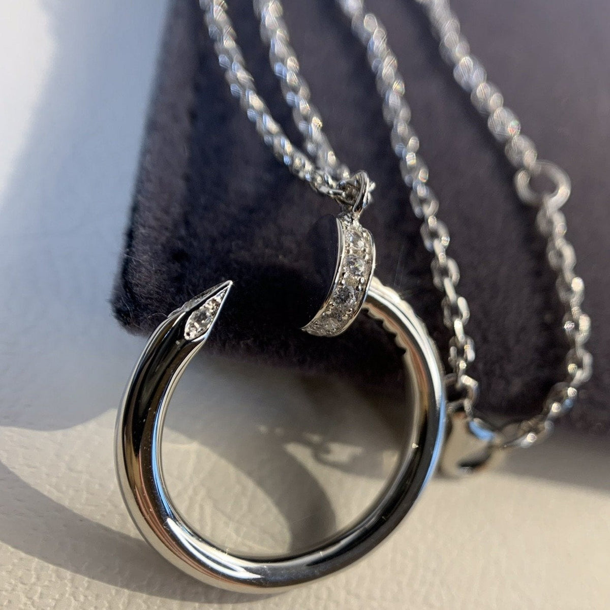 [Amore]JUSTE NECKLACE SILVER