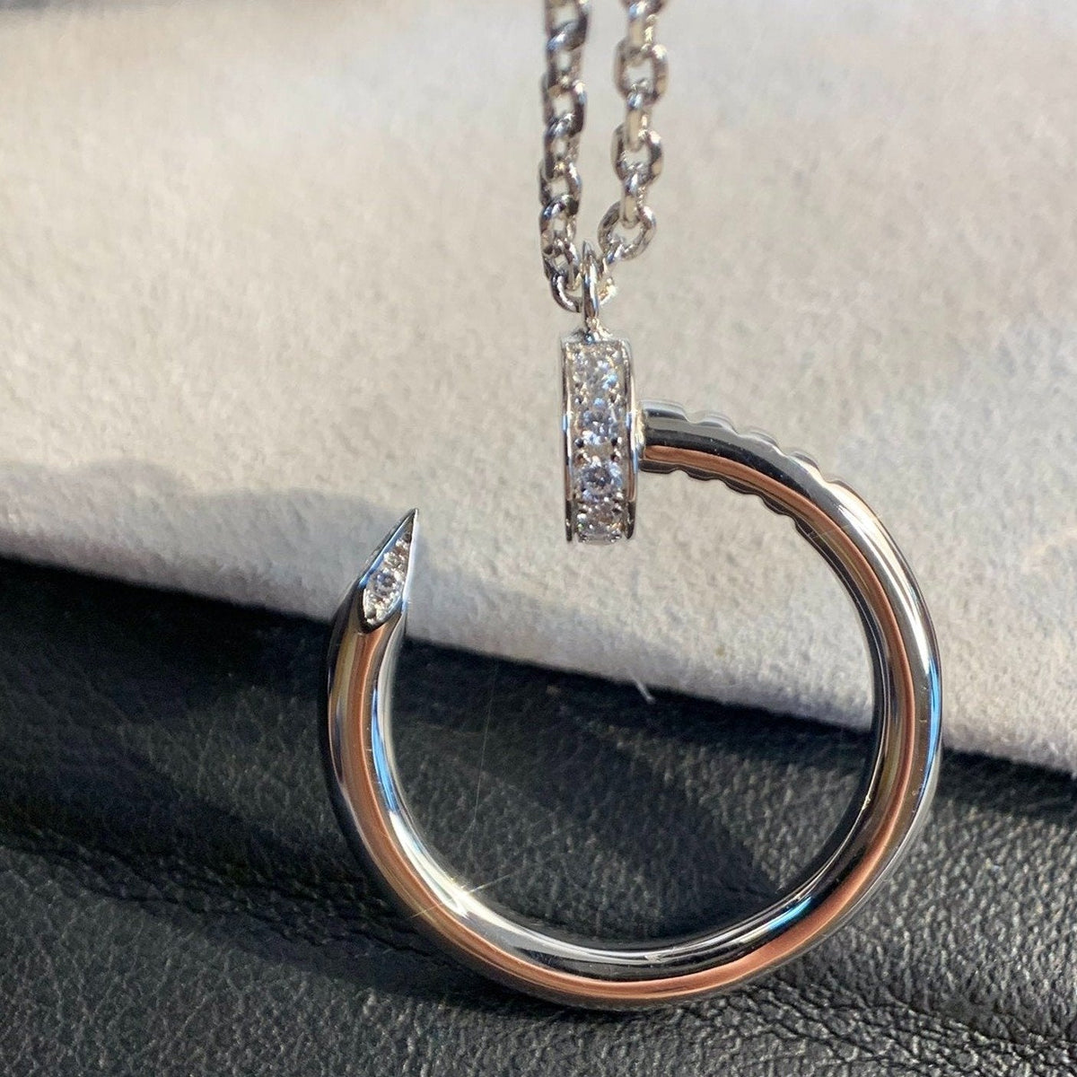 [Amore]JUSTE NECKLACE SILVER