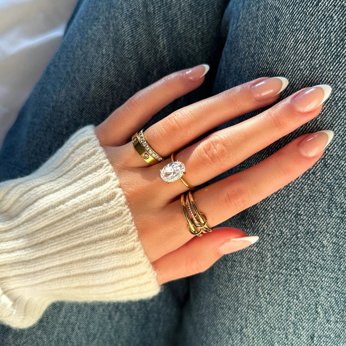 [Amore]Dara Diamond Ring Stack