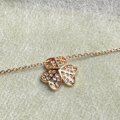 [Amore]FLOWER DIAMOND NECKLACE