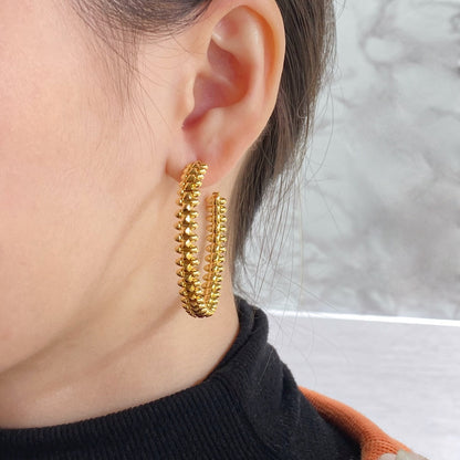 [Amore]CLASH HOOP EARRINGS