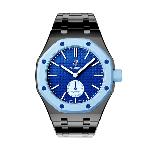 Oak Pop Exclusive Black Steel Strap