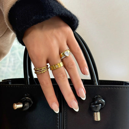 [Amore]Dara Diamond Ring Stack