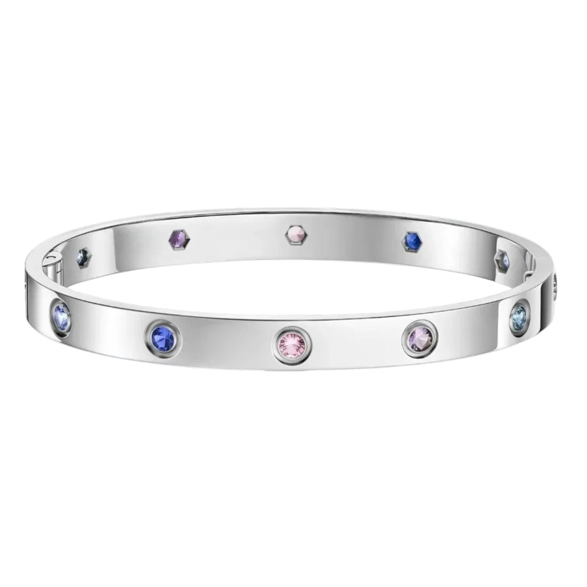 [Amore]Classic 6.1mm Love Bracelet 10-Diamond Multicolor