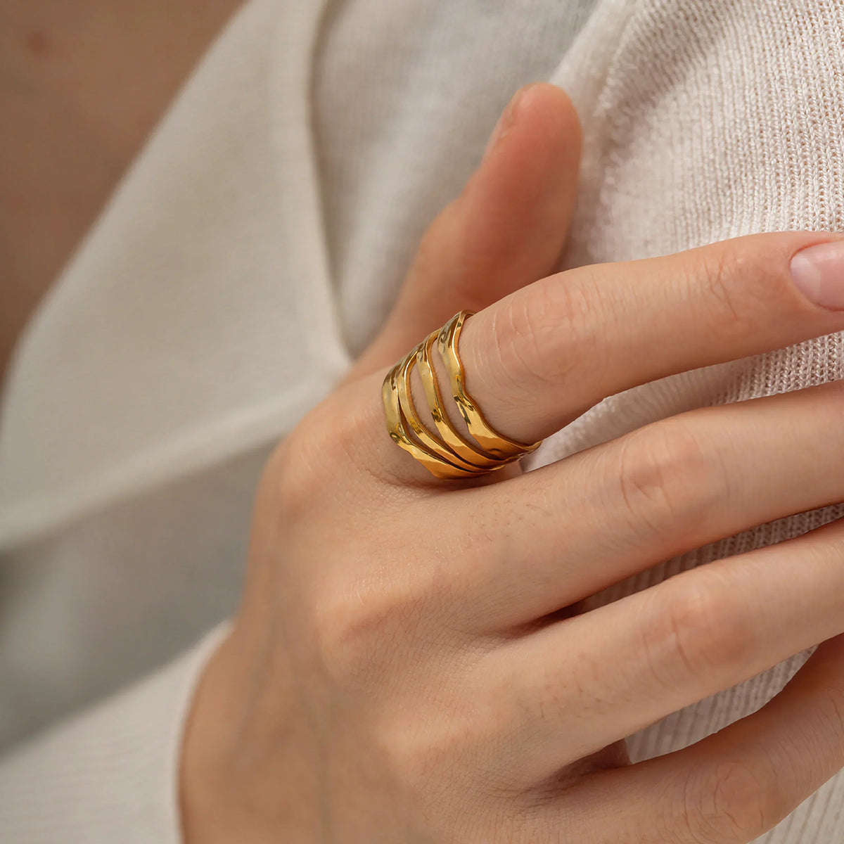 [Amore]Cass Gold Ring