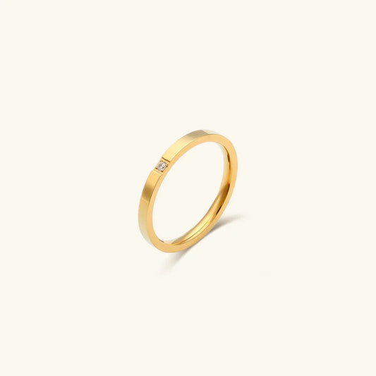 [Amore]Sage Gold Ring