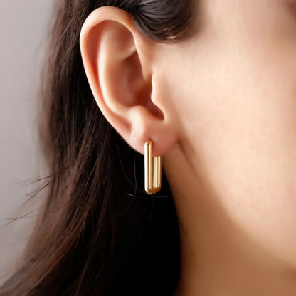 [Amore]Ambrielle Gold U Hoops