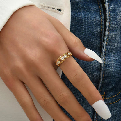 [Amore]Chloe Gold Ring