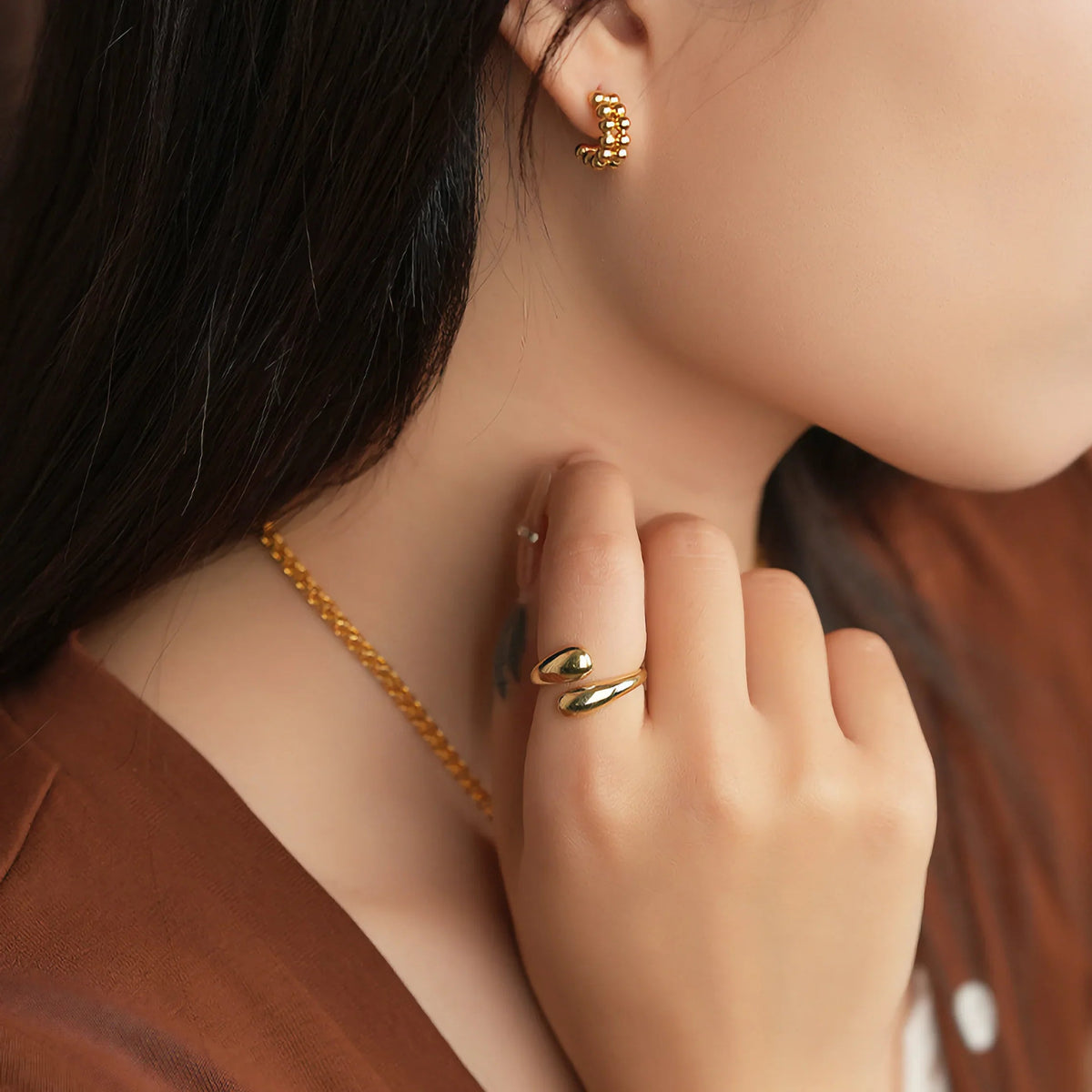 [Amore]Cora Gold Ring