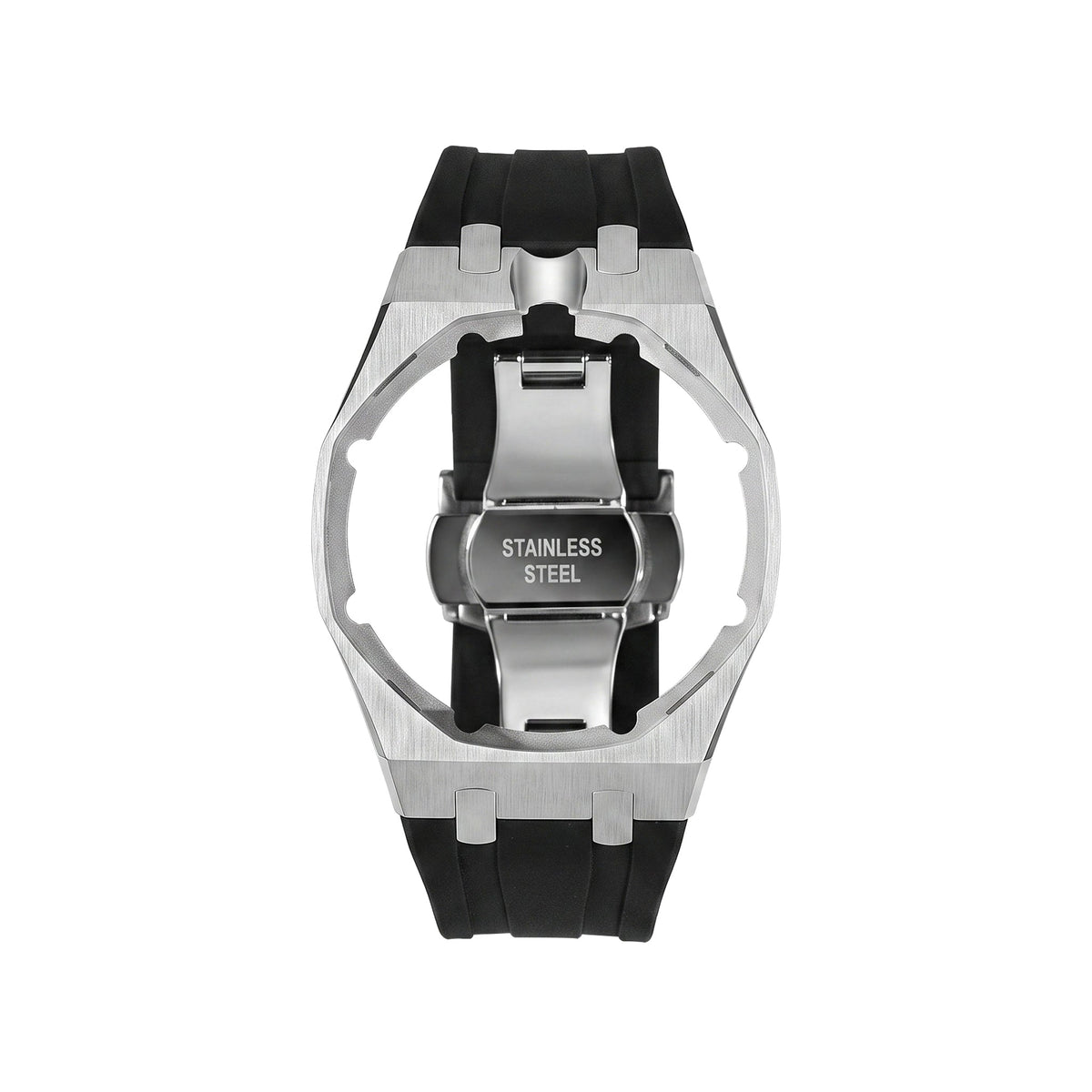 Amore Strap Exclusive Steel Case & Silicone Strap With Cradle