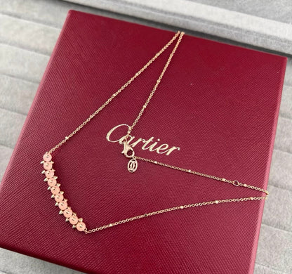 [：Amore]CLASH COLLECTION AGATE CHALCEDONY STUD NECKLACE