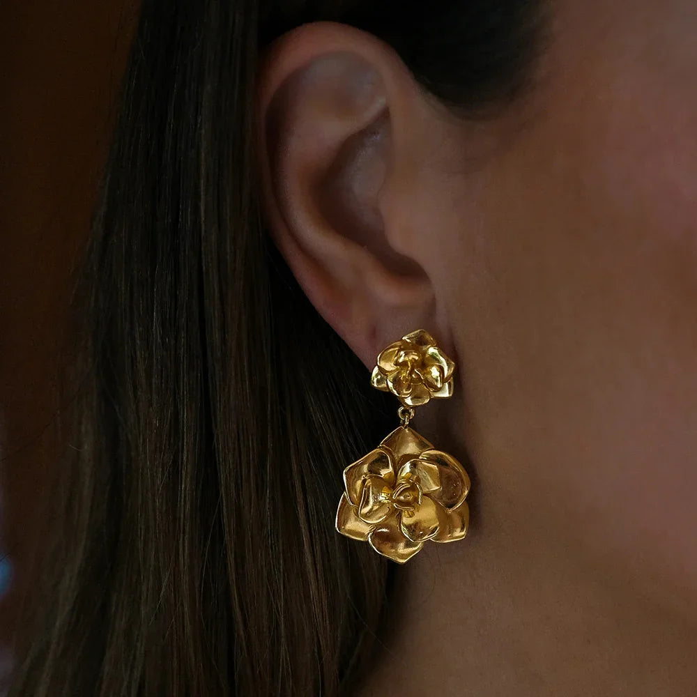 [Amore]Thelma Gold Earrings