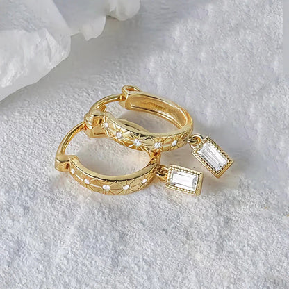 [Amore]Cassidy Diamond Hoops