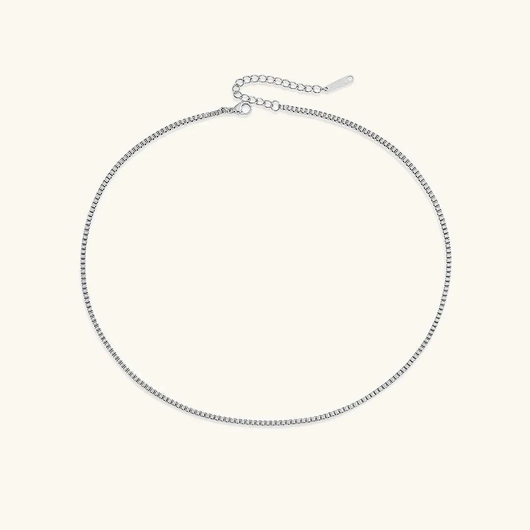 [Amore]Danica Box Chain Gold Necklace