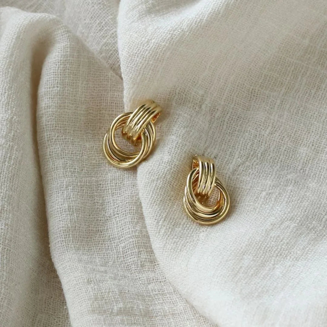 [Amore]Luna Layered Hoop Earrings