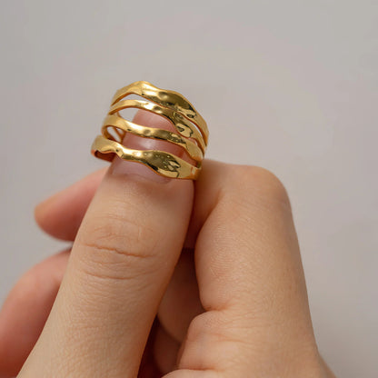 [Amore]Cass Gold Ring