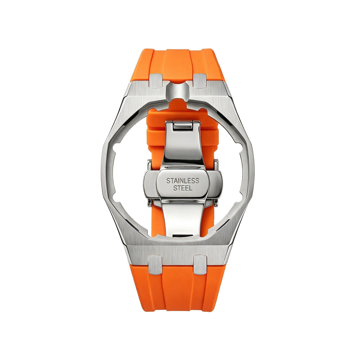 Amore Strap Exclusive Steel Case & Silicone Strap With Cradle