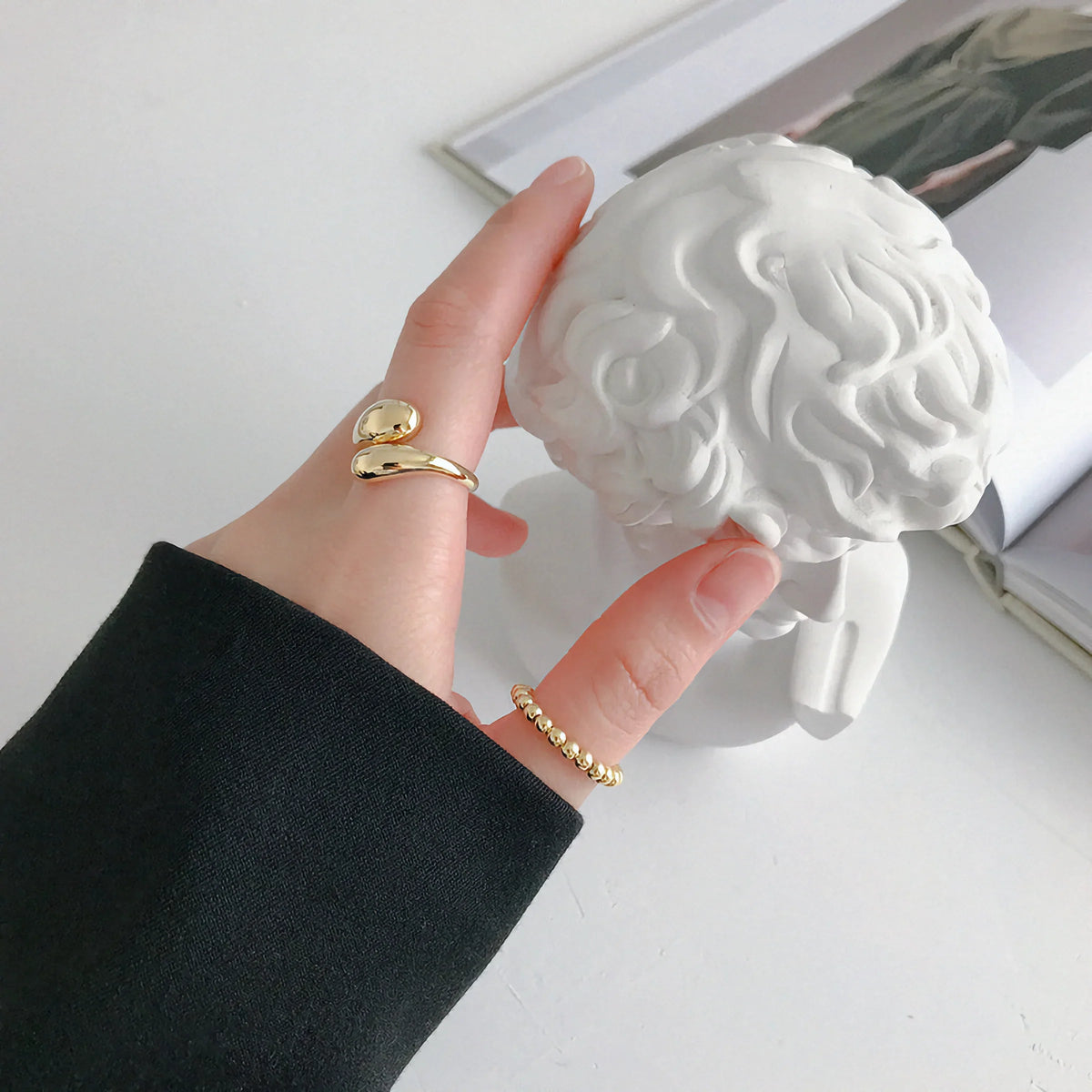[Amore]Cora Gold Ring