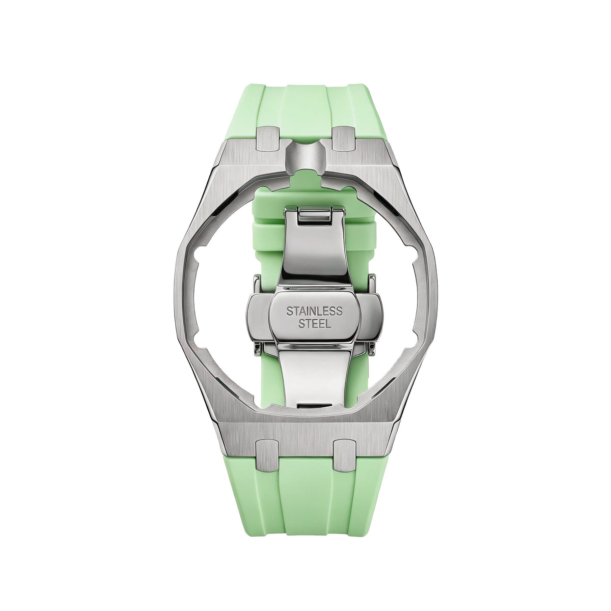Amore Strap Exclusive Steel Case & Silicone Strap With Cradle