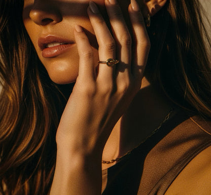 [Amore]Bellara Gold Knot Ring