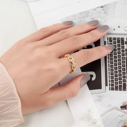 [Amore]Chloe Gold Ring