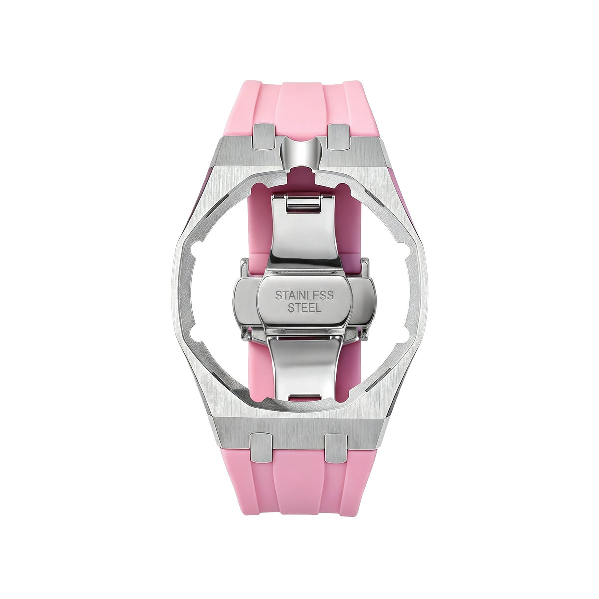 Amore Strap Exclusive Steel Case & Silicone Strap With Cradle