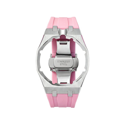 Amore Strap Exclusive Steel Case & Silicone Strap With Cradle