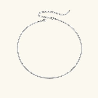 [Amore]Elizabeth Gold Herringbone Necklace