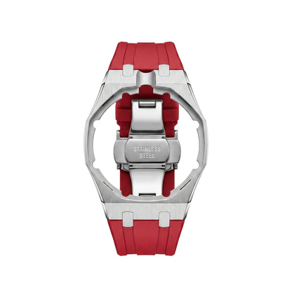 Amore Strap Exclusive Steel Case & Silicone Strap With Cradle