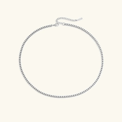 [Amore]Danica Box Chain Gold Necklace
