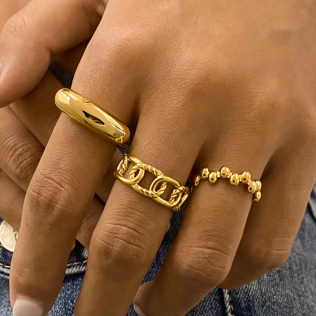 [Amore]Emeline Gold Ring