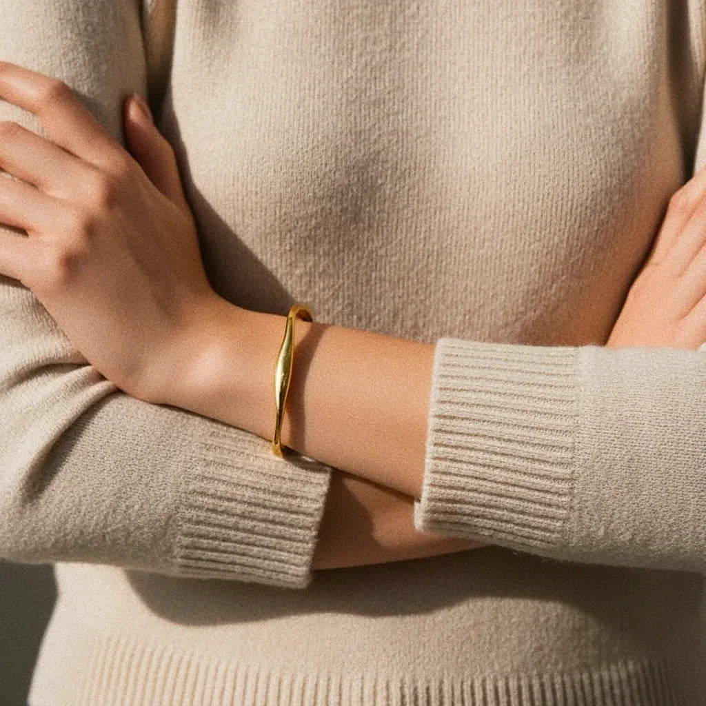 [Amore]Tiffany Gold Bangle