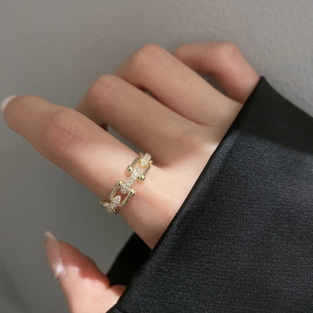 [Amore]Chloe Gold Ring