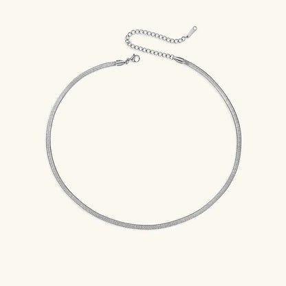 [Amore]Elizabeth Gold Herringbone Necklace