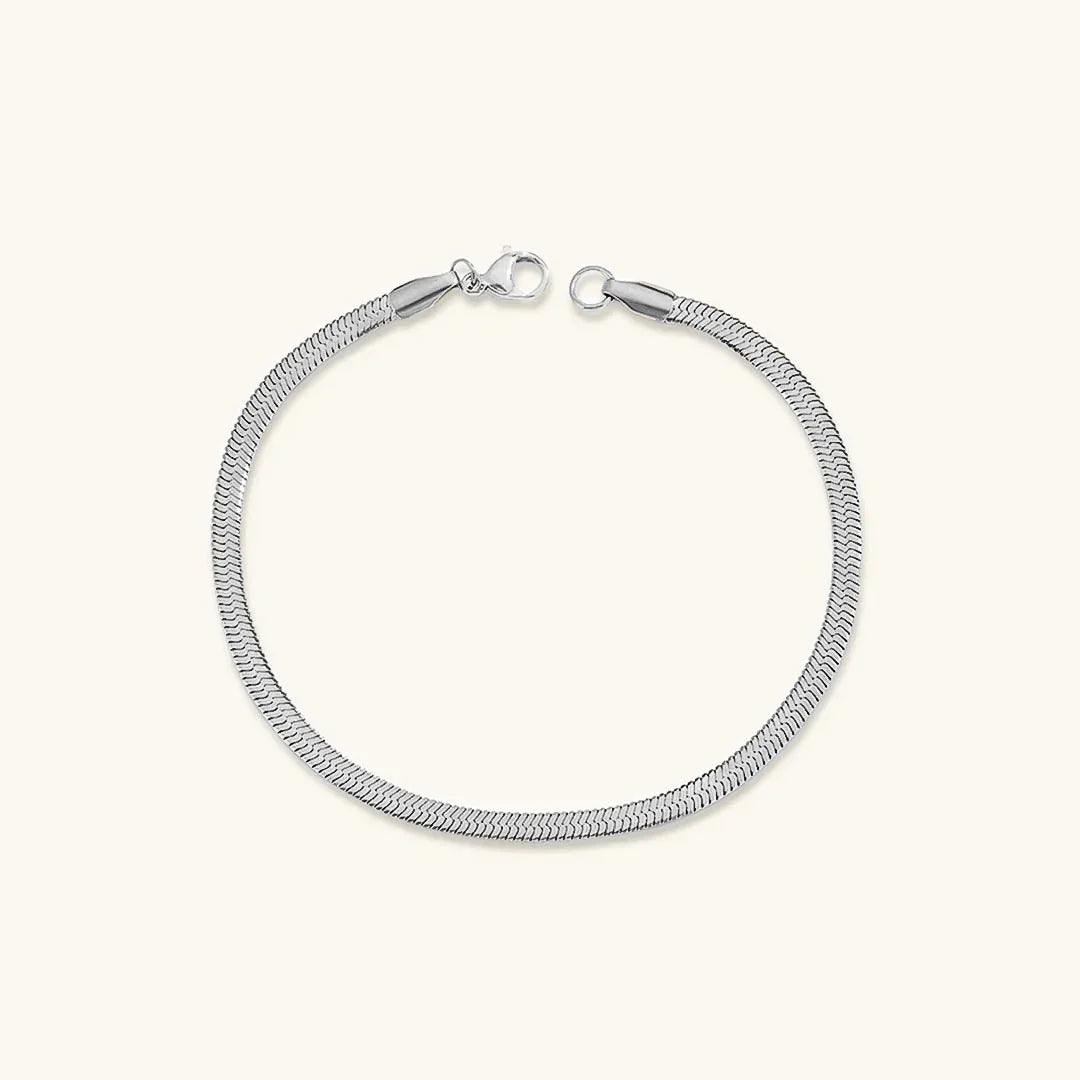 [Amore]Vida Gold Herringbone Bracelet