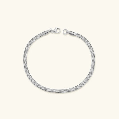 [Amore]Vida Gold Herringbone Bracelet