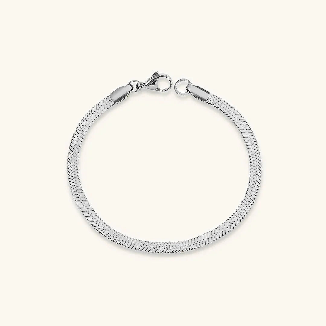 [Amore]Vida Gold Herringbone Bracelet