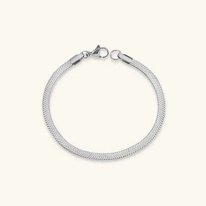 [Amore]Vida Gold Herringbone Bracelet