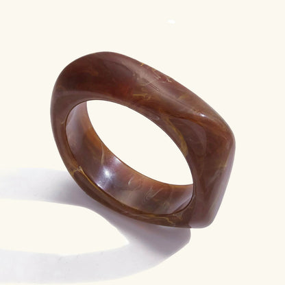 [Amore]Kaitlyn Chunky Acrylic Bangle