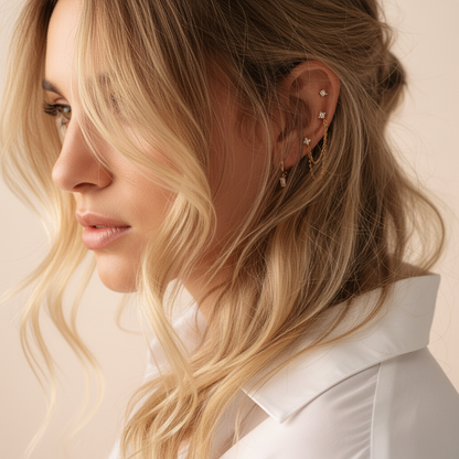 [Amore]Dina Essential Diamond Earrings Bundle