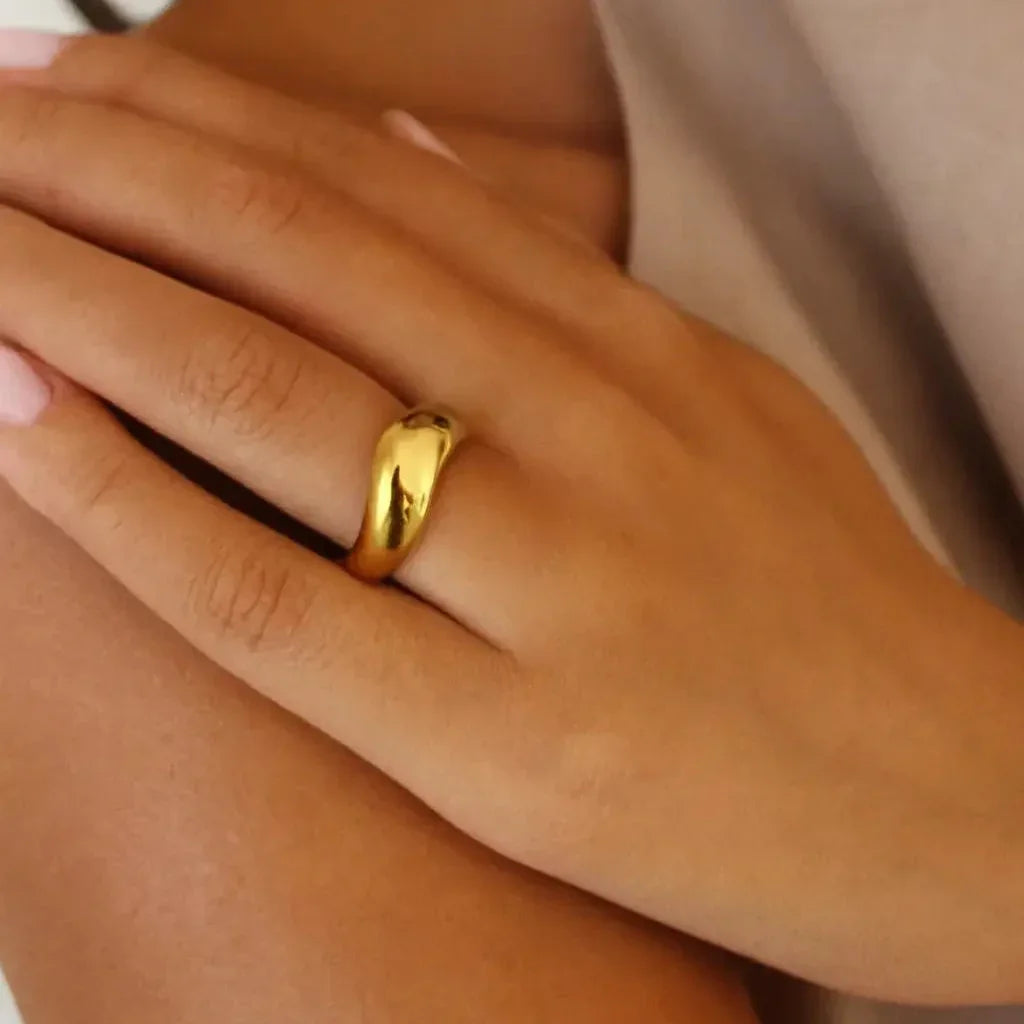 [Amore]Lana Formless Gold Ring