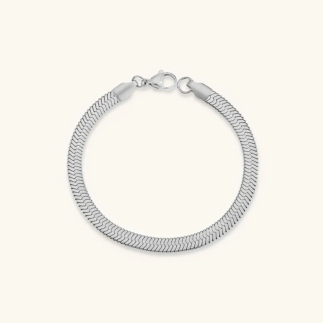 [Amore]Vida Gold Herringbone Bracelet