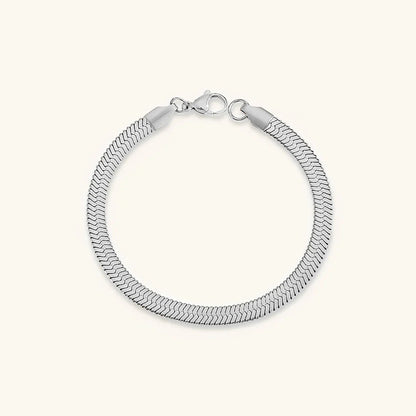[Amore]Vida Gold Herringbone Bracelet