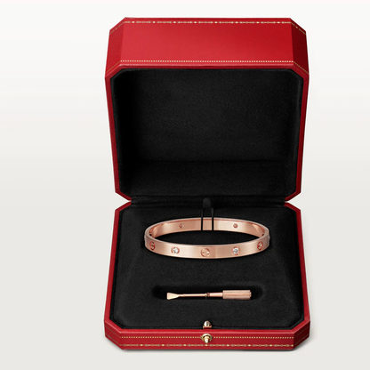 [Amore]LOVE BRACELET 6.1MM 4 DIAMONDS