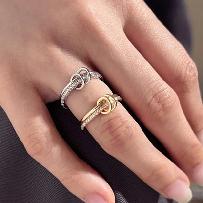 [Amore]Adela Stacked Diamond Ring