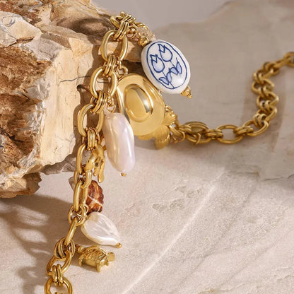 [Amore]Wavecrest Ocean-Inspired Necklace