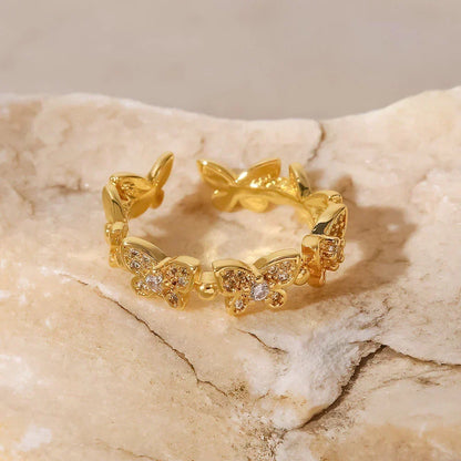 [Amore]Colleen Butterfly Gold Ring