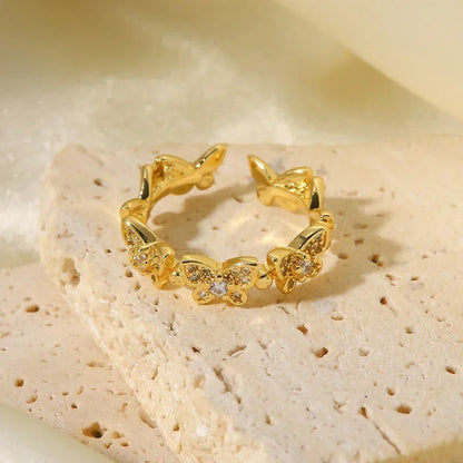[Amore]Colleen Butterfly Gold Ring